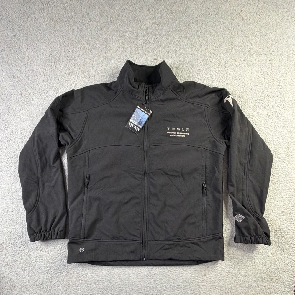Tesla Employee Stormtech H2Xtreme Jacket Mens XL Black NWT